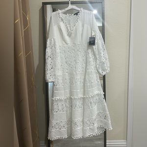 Boston Proper Crochet Dress